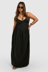 Boohoo LC75117 Boohoo Pamut Ruha Maxi Vállpántokkal 46