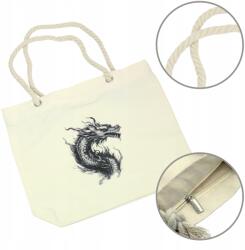 RGFK Sárkányok Ura Vászon Táska Rpg Bevásárlás Öko Shopper Cipzáras