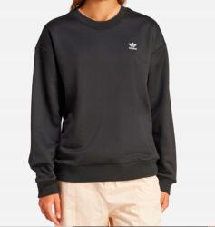 Adidas női pulóver Trefoil Crew IU2410 fekete kapucni nélkül méret S (IU2410)