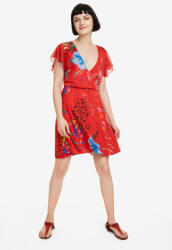 Desigual Piros, Mintás Ruha (L) (19SWVK97_3061)