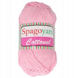 SpagoYarn Fonal Spagoyarn "cottonel" 85% Pamut 15% Poliészter 100G Rózsaszín (I-VN0-75-140)