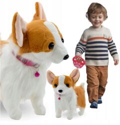 Skleplolki Interaktív Kutya Kutyus Pórázon Sétál Ugató Játék Corgi Ajándék (INTERAKTYWNY PIESEK NA SMYCZY CHODZI)