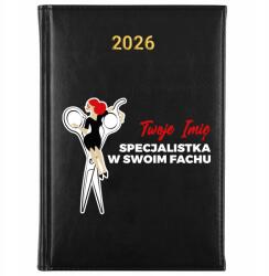 FunnyCase Könyvnaptár 2026 Szakember A Szakmájában Fekete Ajándék Minták (Kalendarz Czarny SPECJALISTKA W SWOIM FACHU)