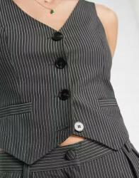 Dorothy Perkins Fekete Klasszikus Mellény Fehér Csíkokkal Dorothy Perkins S