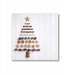 Tulup Vászonkép 40x40 Mézeskalács karácsonyfa díszek (ock-40x40-230911058)