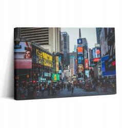 Wallfluent Fotó Vászonkép Hálószobába Művészi Times Square New York 30x20 (010030010150000075465)