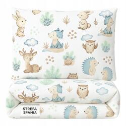  Gyerek ágyneműhuzat 100x135 60x40 2 pamut elemek Lengyel Minőség Minták (posdzi)