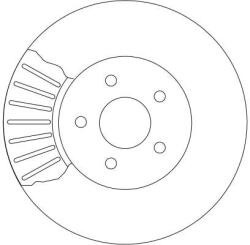 TRW DF4147 féktárcsa (1db)