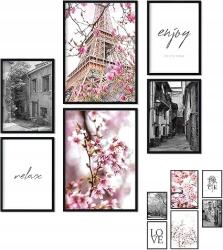  6 db-os kétoldalas poszter szett - stílusos dekoráció hálószobába és nappaliba