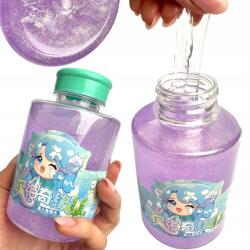 SquishySquishies Érzékszervi Massza Műanyag Slime Gyöngyházfényű Galaxy palackban (10094)