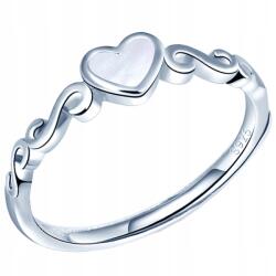 Mennica Świdnicka Ezüst Gyűrű Ezüst 925 Női Állítható Szív Ajándék Női