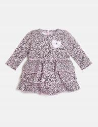 Guess Rózsaszín Body Ruha 2IN1 Mintás (0-3M) (593384)