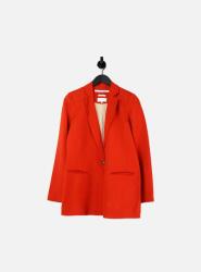 Tom Tailor rozsdabarna gombos blazer, Size 36, lenvászon (388124)