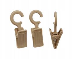 ESTAdeco Béka Fából Készült Függönykarnishoz Bükk 10 db-os szett (żabka PCV kar.drew. BUK KPL10)