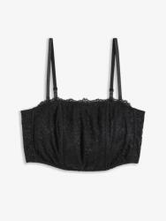 Bonprix 40/42-ES Merevítő Nélküli Fűzős Felső Levehető Vállpántokkal