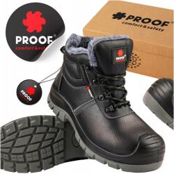 ProofSafety Férfi Munkavédelmi Bakancs Téli Bélelt Munkavédelmi Cipő Squall 41-ES Méret (BUTY ROBOCZE SQUALL 41)