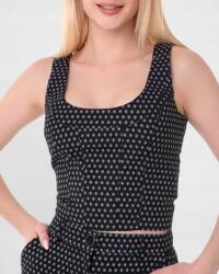 Guess Fekete Cipzár Mintás Felső (M) (589678)