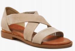 Tamaris 1-28112-42 418 női szandál habcsók ivory bőr méret 37 (1-28112-42 418)