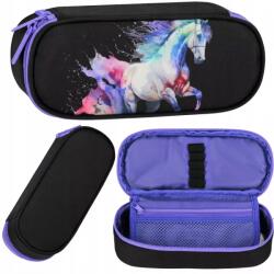 Starpak Tolltartó Tasak Cipzáras Merevített Tubus Kislány Ló Lovak (550899)