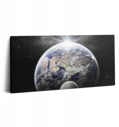 Wallfluent Vászonkép Canvas Ökológiai Előszobába Föld és Hold nézet (010030010010000075122)