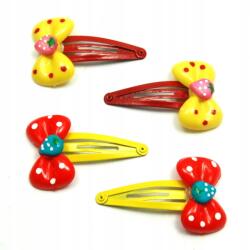 Hajcsatok/hajcsatok masni díszítéssel 4 db (0169-535)