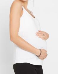 Bonprix 48/50 Fehér Kismama Szoptatós Felső 1CSOMAG