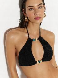 River Island Fekete Kötős Fürdőruha Felső (36) (596270)