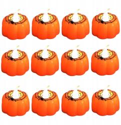 7&7 Led lámpa Sütőtök halloween mécses betét tealight dekoráció