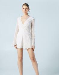  Fehér Díszített Overál Nyakkivágással V Hosszú Ujjú Nyitott Hátú Coast 40 - allegro - 8 705 Ft