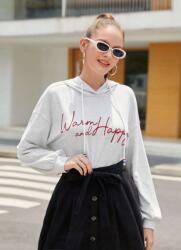 Shein Női Pulóver Casual Felirattal Kapucnis 38 M Eda