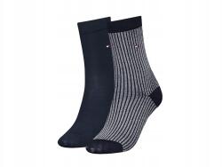 Tommy Hilfiger Zokni 701222642 35-38 Th Women Sock 2P Ithaca Stripe (701222642)