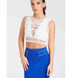 Guess Fehér Hímzett Top (xs) (385274)