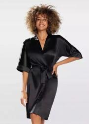 Dkaren 100 - női fürdőköpeny fekete könnyű és elegáns (5903251459038-ee7a67b2a120d73b51abbb6)