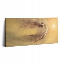 Wallfluent Vászonkép Nő Dinamikus Ugrálófigurában 100x50 cm (010030010010000074663)