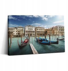 Wallfluent Vászonkép Canvas Kortárs Vászonkép Vendégszoba Gondola Velence 30x20 (010030010150000074745)