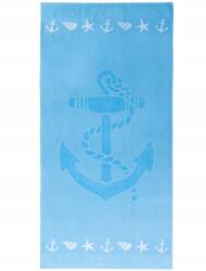  Strandtörölköző Horgony És Kagyló világoskék (OSU__KOT__MUS__MOD)