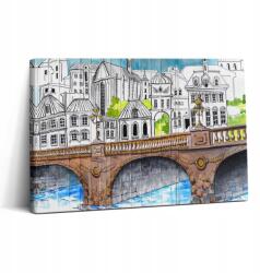 Wallfluent Fotó Vászonkép Canvas Fa Kerettel Hálószoba Graffiti Kultúra Franciaország (010030010150000075003)