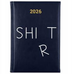 FunnyCase Könyvnaptár 2026 Shi R T Sötétkék tervező határidőnapló Ajándék Minták (Kalendarz Granatowy SHI R T)