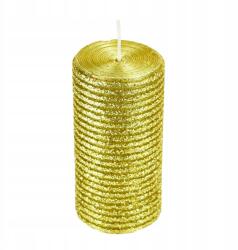 Dommio Svíčka arany csillámmal 9, 5x5 cm (DA-6337-3_G)
