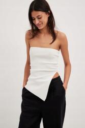 NA-KD Felső Aszimmetrikus Nyitott Váll Fodros Klasszikus Cső Na-kd S