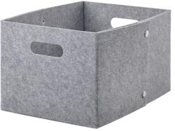 IKEA Filc Doboz Kosár Szürke 2 25x35x20 cm Ikea Jagmastare (205.558.76)
