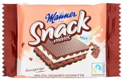 Manner Töltött ostya MANNER csokoládés és tejszínes 25 g (52500744) - papir-bolt