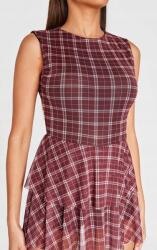 Prettylittlething Rövid Kockás Overál, Size 44, többszínű, 95% poliészter