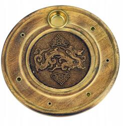 Yogi & Yogini Indiai szilfa füstölőtartó állvány Sárkány 10 cm (57)