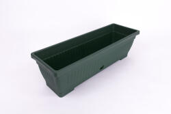 Elif Plastic Virágláda alátéttel Verbéna 13, 75L zöld