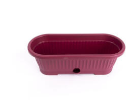 Elif Plastic Virágláda alátéttel Verbéna 1, 9L meggy