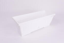 Elif Plastic Virágláda alátéttel Verbéna 13, 75 l fehér