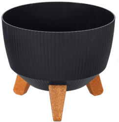 Elif Plastic Kaspó Nostalgia 3 lábú 24cm