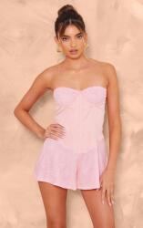 Prettylittlething CC33219 Overál Rövid Nyitott Vállú Csipke Prettylittlething (10) Xs