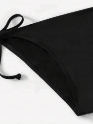 Shein EC41303 Shein Fekete Kötött Bikinialsó (38) XL